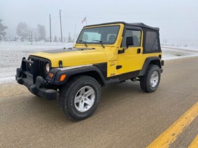 2001 Jeep Wrangler SPORT 4.0 lt 6cyl auto AC