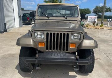 1989 Jeep Wrangler Sahara 4X4 4.2 Liter