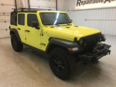 2023 Jeep Wrangler Unlimited Sport Repaired Interior Burn Damage