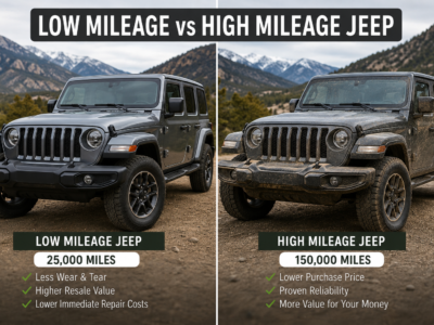 Low Mileage vs High Mileage Jeep: Which Is the Better Buy?