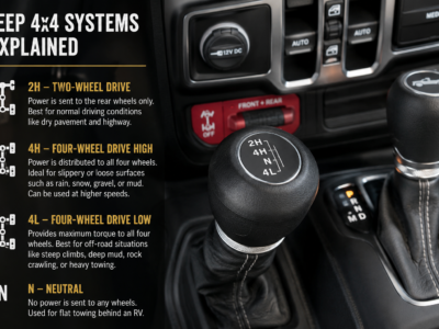 Jeep 4×4 Systems Explained: A Complete Guide to Understanding Jeep’s Four-Wheel Drive Technology